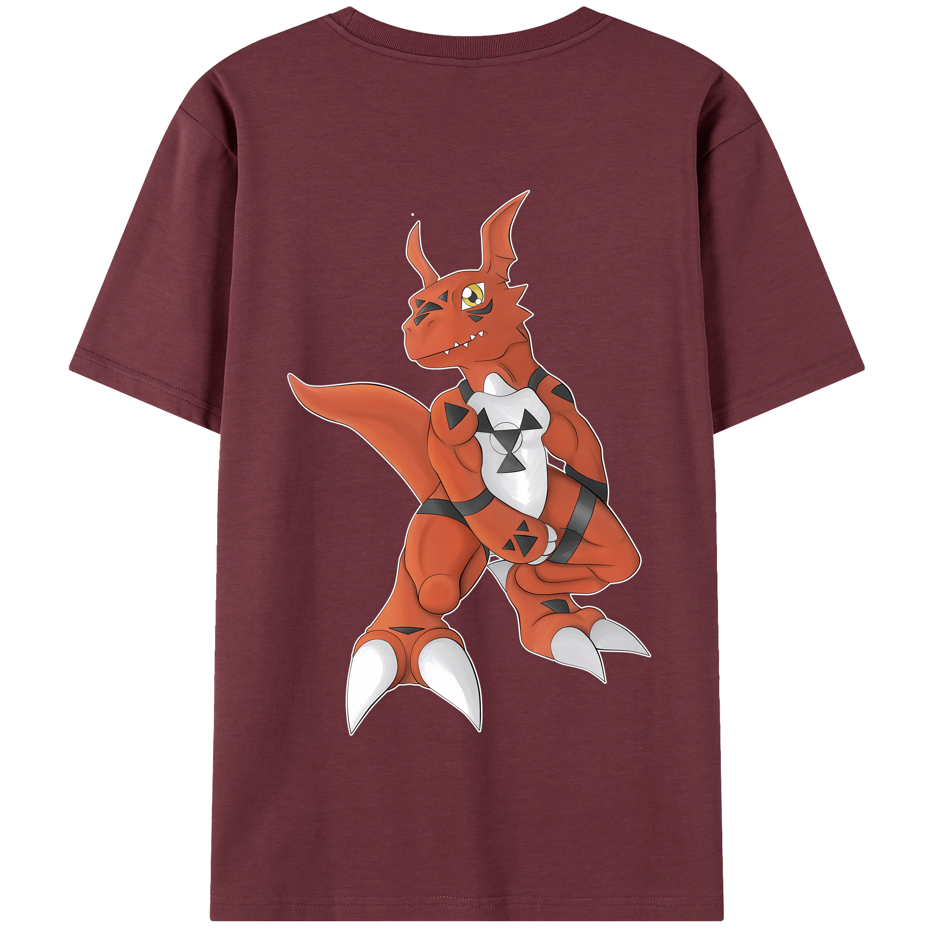 （画像用） Digimon デジタルモンスター/デジモン 綿100％半袖Tシャツ（背面プリント）